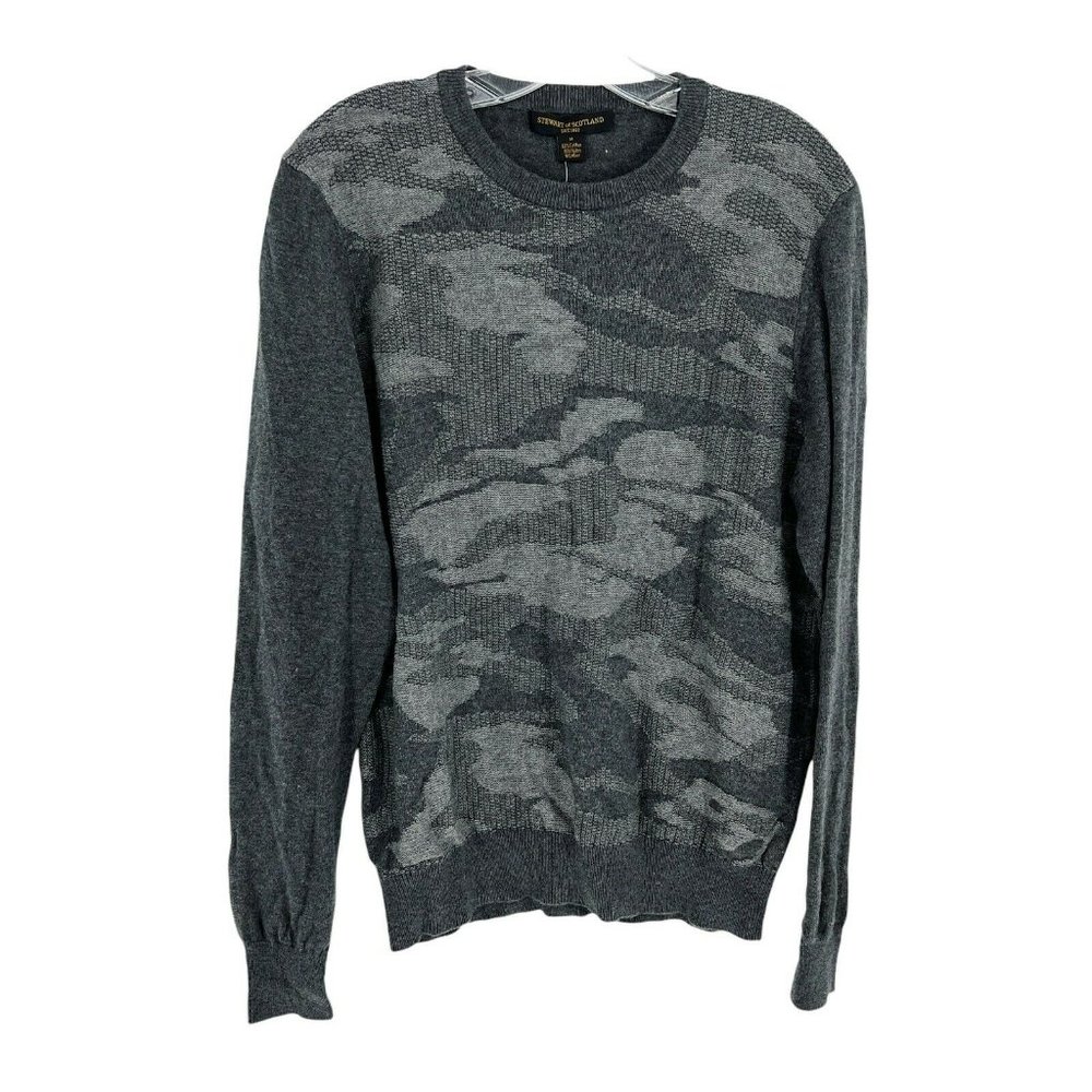 New Stewart Of Scotland Sweater Men's Medium Long Sleeve Crew Neck Pullo…